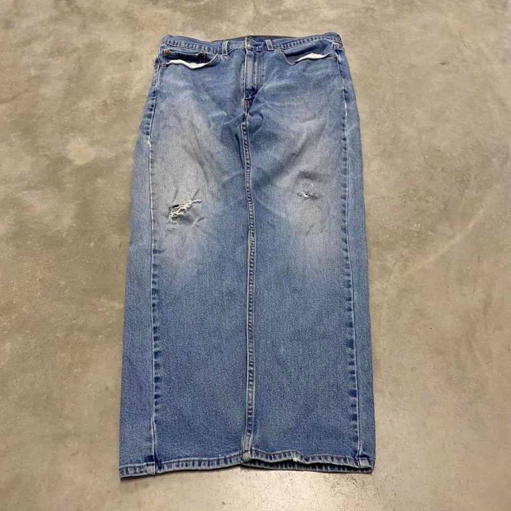 Vintage y2k 90s levis light wash denim grunge faded jeans